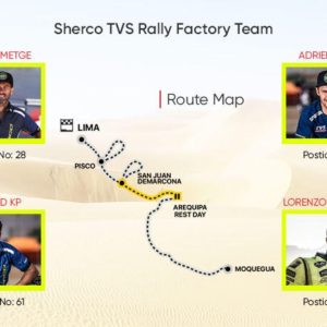 team sherco tvs rally factory Dakar  Stage  Adrien