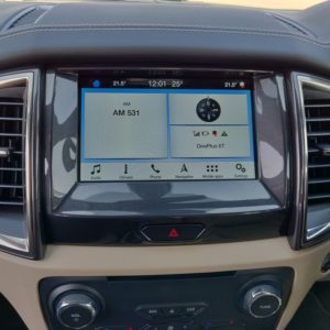 Ford Endevour infotainment screen