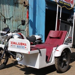 Bajaj V Ambulance quarter