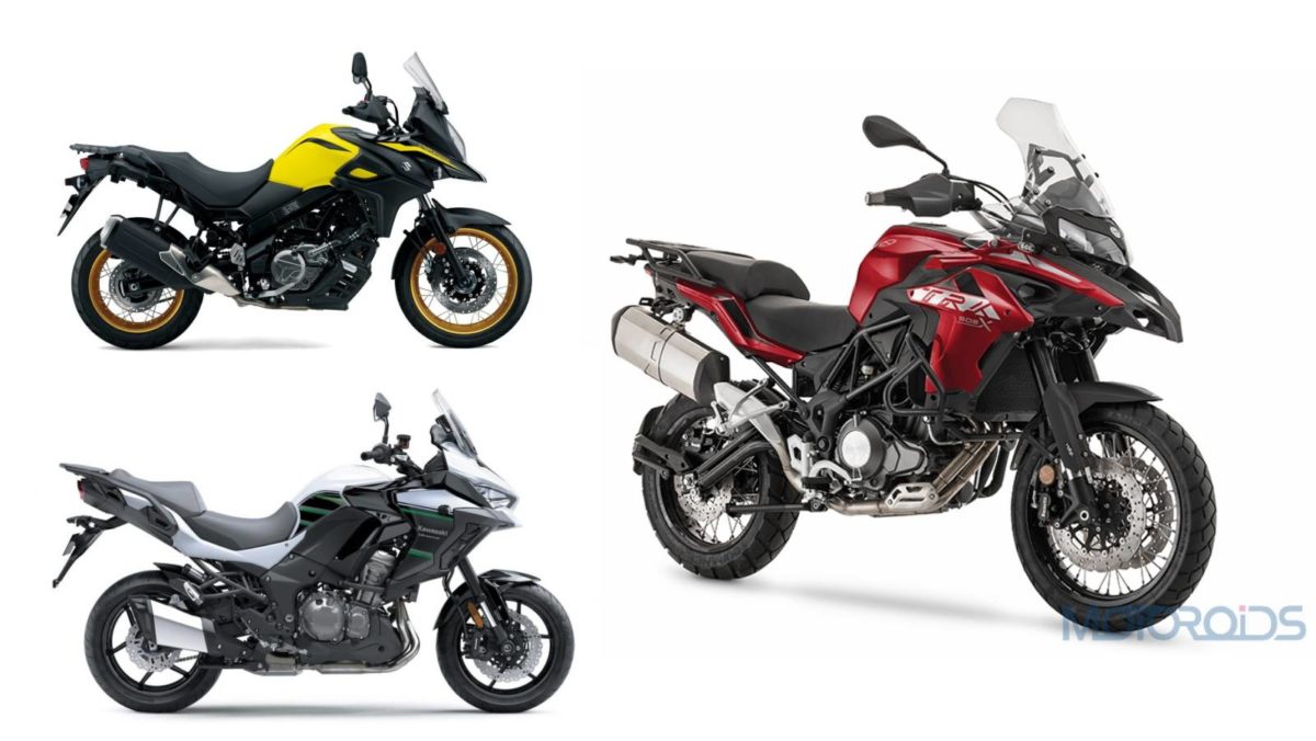 Benelli TRK X vs Versys  vs Suzuki V Strom