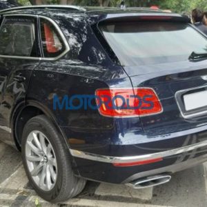 Bentley Bentayga totalled rear