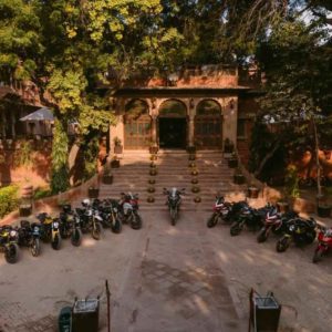 Ducati Dream tour Rajasthan hotel shot