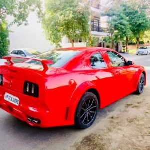 Ford Mondeo converted to Mustang rear quarter