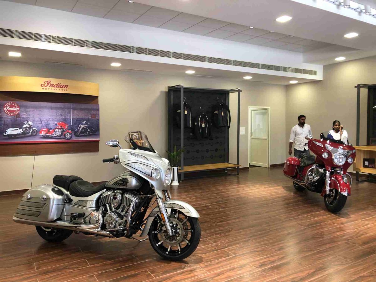 Indian Motorcycle showroom Kochi Chieftain elite and chieftain Indian Motorcycle showroom Kochi Chieftain elite and chieftain