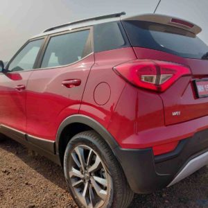 Mahindra XUV  W Diesel rear three quarters left