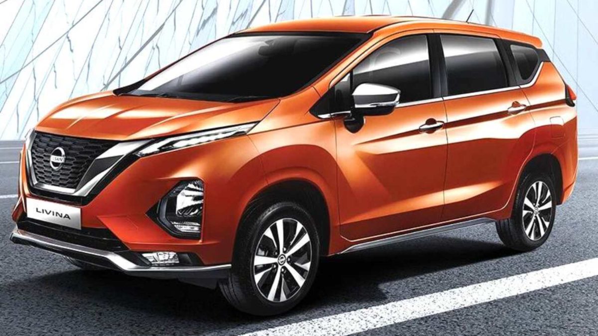 Nissan Livina unveiled front three quarters orange