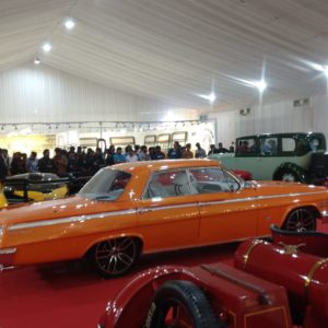 Parx car rally inside the tent Impala rear side