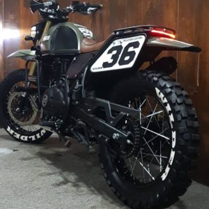 Royal Enfield Himalayan Wilder By Bulleteer Customs rear low