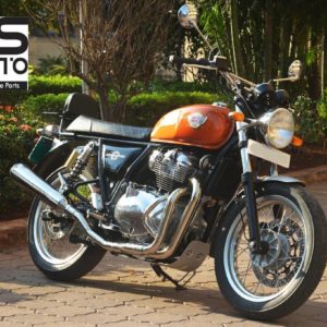 Royal Enfield Interceptor  Two into One Exhaust SS Moto