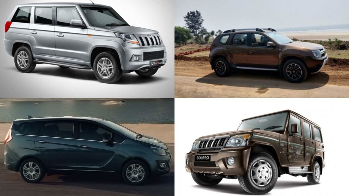 Spacious SUVs and Crossovers collage