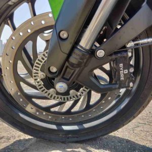 Bajaj Dominar front disc brake