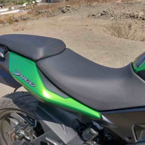 Bajaj Dominar seat side view