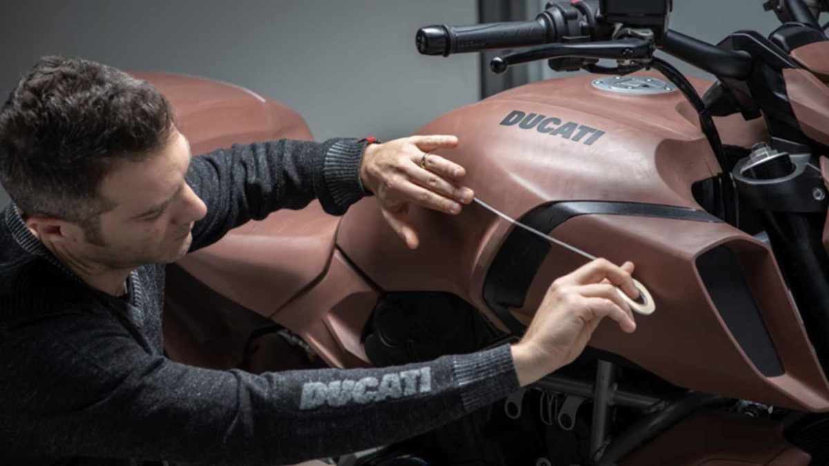 Ducati Diavel 1260 designing stage