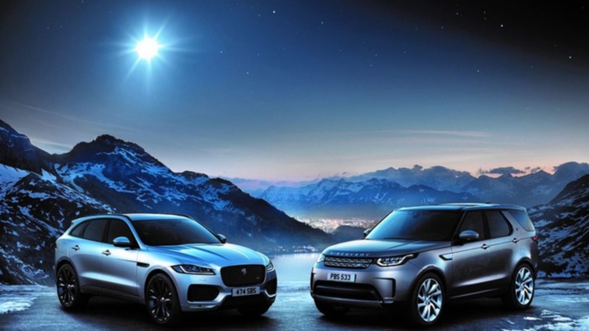 F Pace and Land Rover side by side
