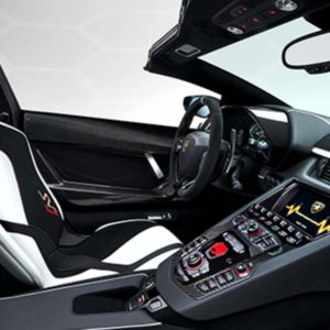 Lamborghini Aventador SVJ Roadster interior passenger