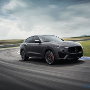 Maserati Levante Trofeo on track