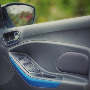 New Ford Figo Blue Accents on Doors