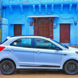 New Ford Figo side profile static