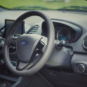 New Ford Figo steering wheel