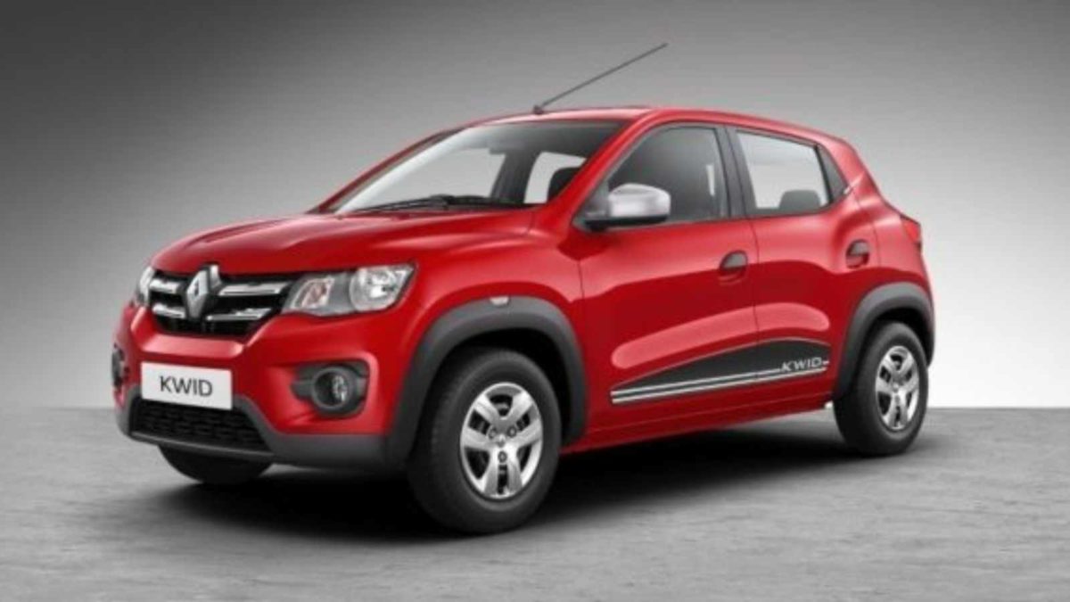 Renault Kwid front quarter red