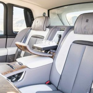 Rolls Royce Cullinan Bespoke Rear seats