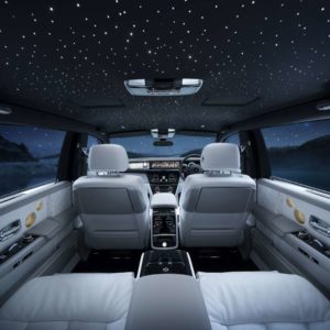 Rolls Royce Phantom Tranquility night sky cabin