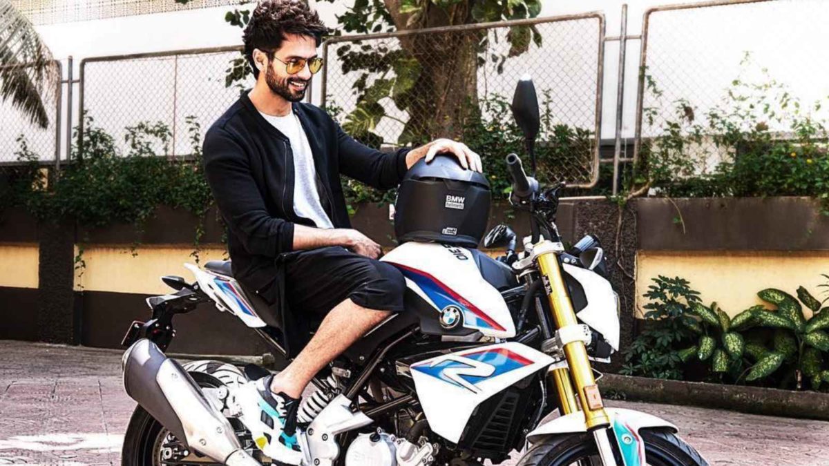 Shahid Kapoor with the BMW G  R
