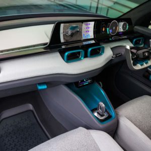 Tata HX concept dashboard front cabin