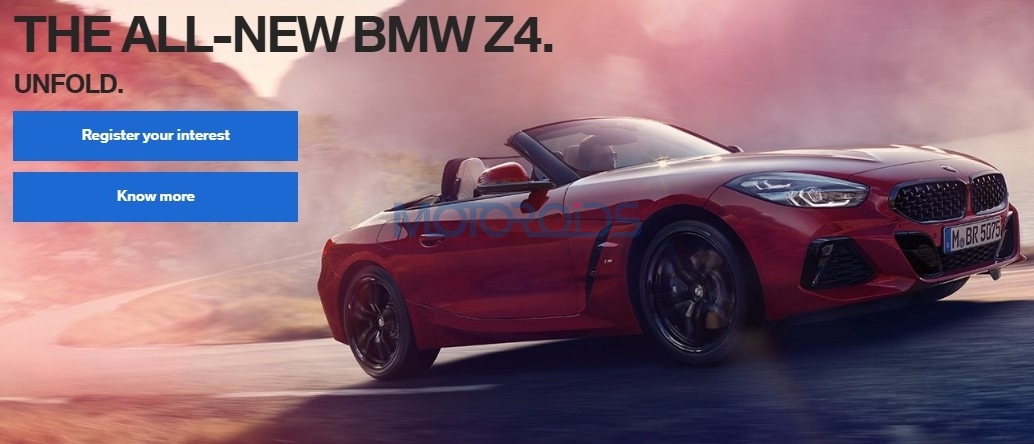 2019 BMW Z4 INdia
