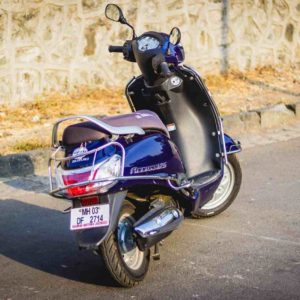 Suzuki Access  User Review rear three quarters