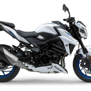 Suzuki GSX S edition in Pearl Glacier White colour side profile