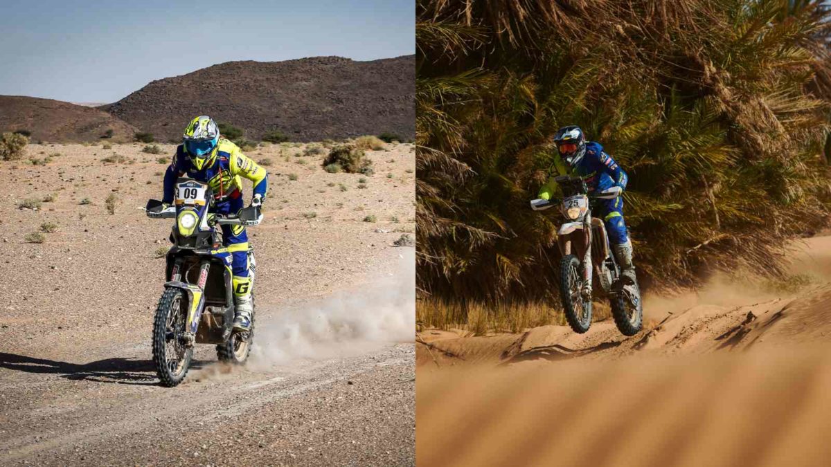 Aravind and Tanveer at stage  of Merzouga