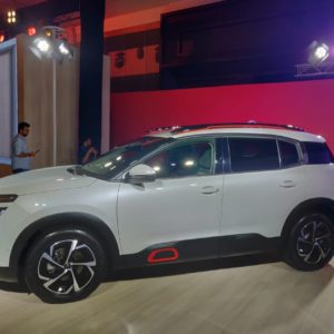 Citroen C Aircross India rear side profile left