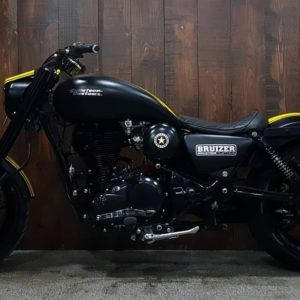 Customised royal enfield by bulleteer customs side profile left