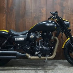 Customised royal enfield by bulleteer customs side profile right