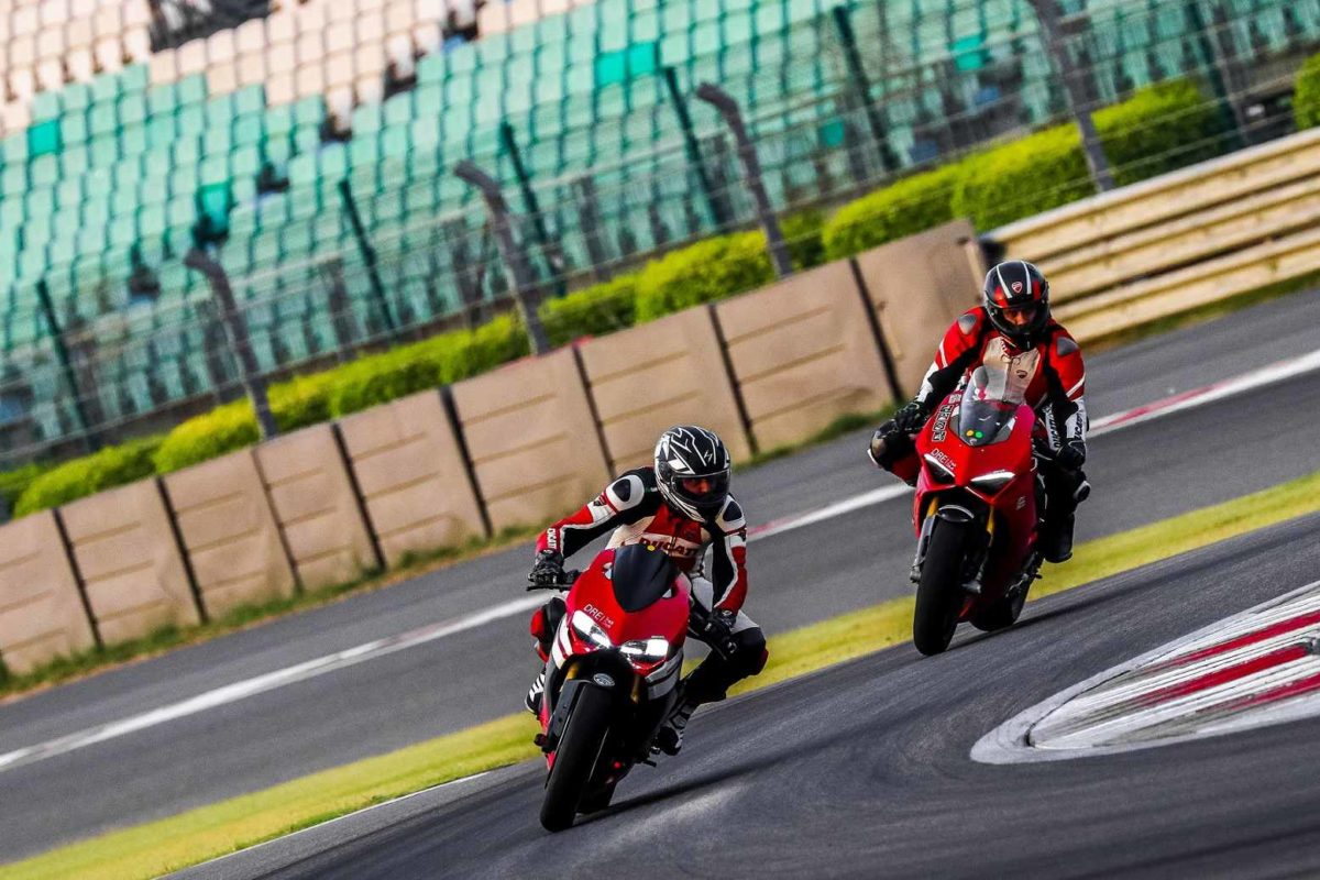 Ducati DRE Track Rider Training on track