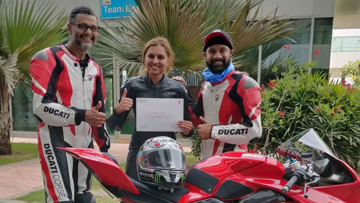 Ducati DRE Track Rider training