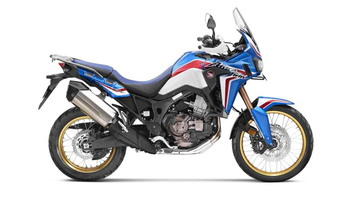 Honda Africa Twin Blue and Gold