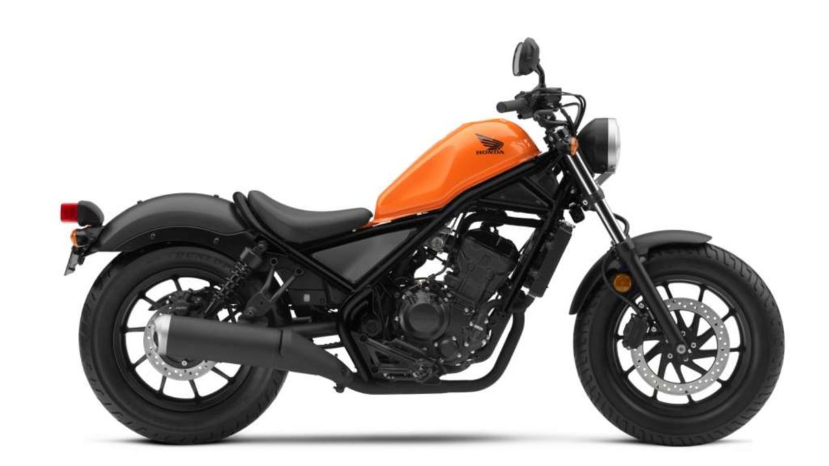 Honda Rebel 300 side orange