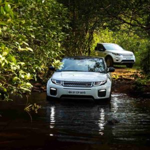 Land Rover Above and Beyond tour discovery sport wading