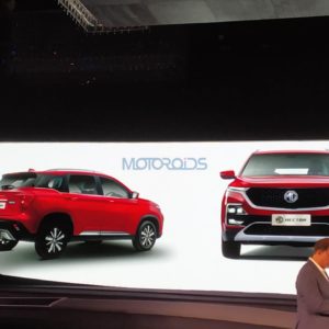 MG Hector Official Images front and rear