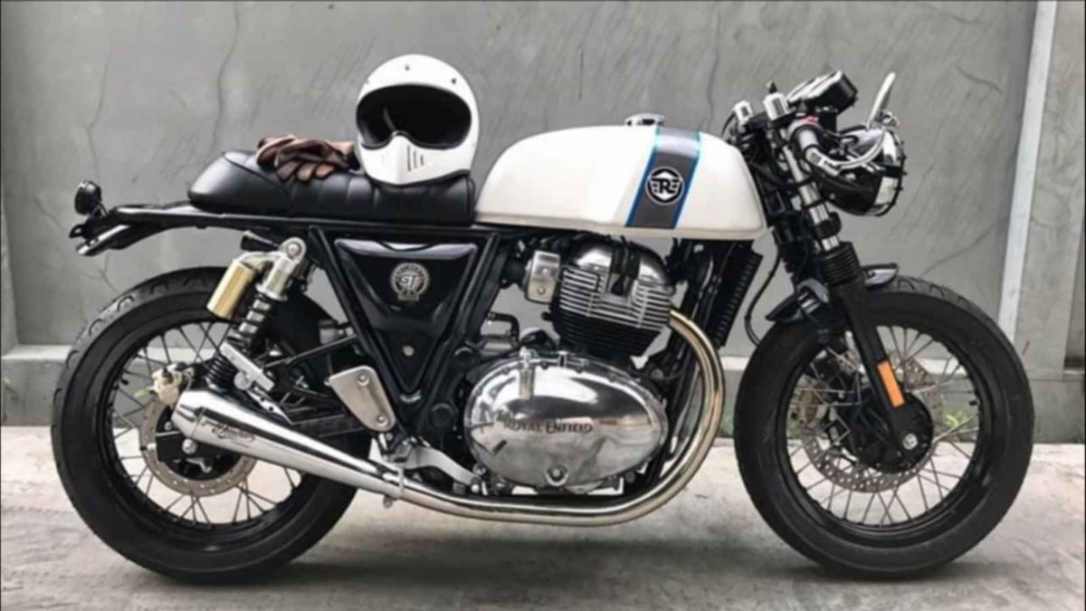 Royal Enfield Continental GT 650 modified side veiw