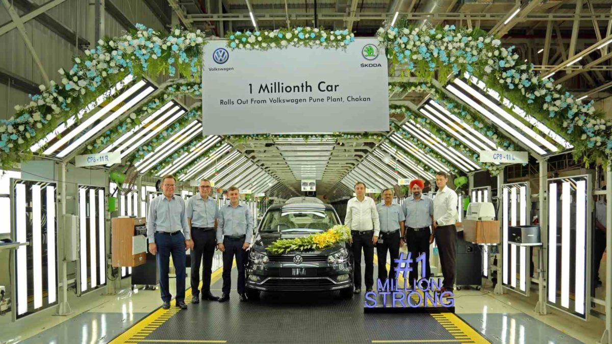 Volkswagen  millionth car at Pune Plant