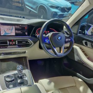 BMW X INdia Launch cockpit view