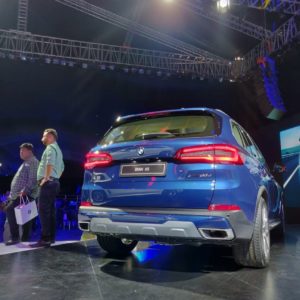BMW X INdia Launch rear profile low