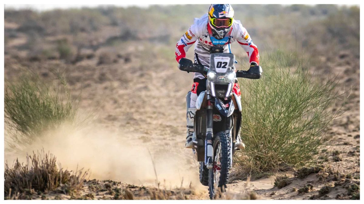 Hero MotoSports Team Rally rider,C.S. Santosh at Desert Storm Rally 2019[312]