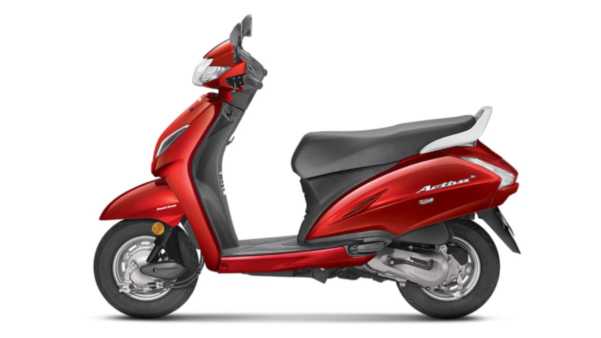 Honda Activa G side red