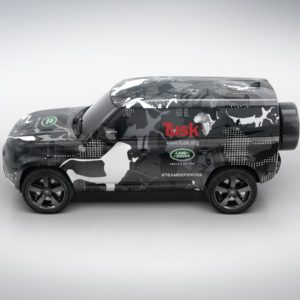 Land Rover Defender test mule side