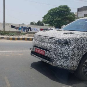 Mahindra XUV BS Test Mule