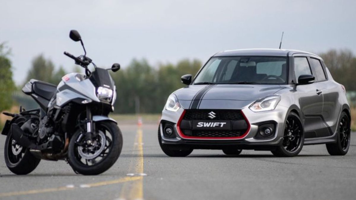 Maruti Swift front quarter with Katana